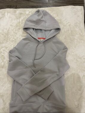 Diadora Gray Pullover Hoodie Sweatshirt